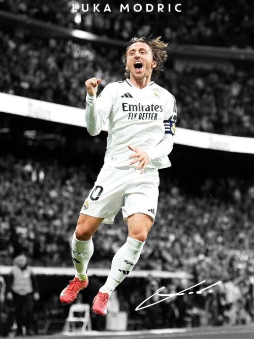 Luka Modric Soccer Poster