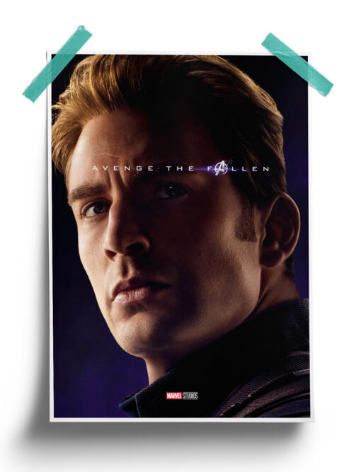 Chris Evans (Steve Rogers) - Avengers Endgame Official Poster