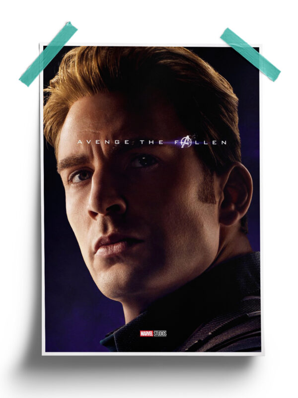 Chris Evans (Steve Rogers) - Avengers Endgame Official Poster