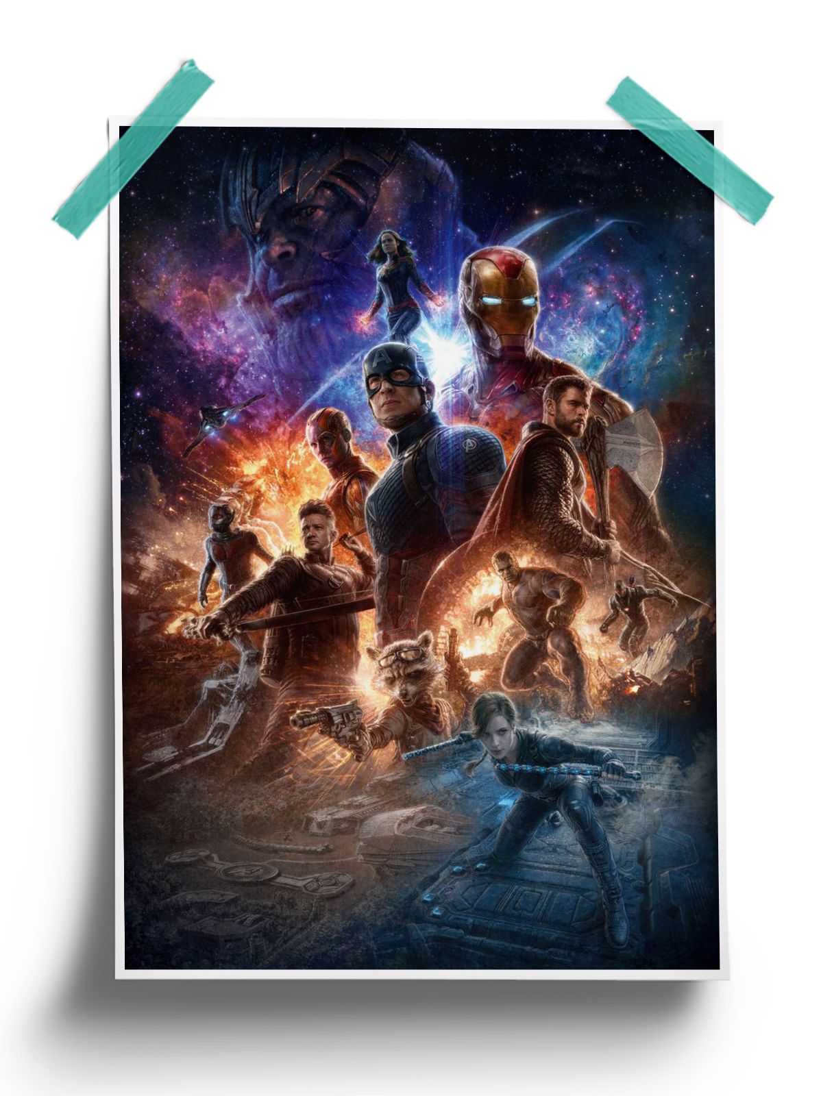 Battle in Space - Avengers Endgame Official Poster