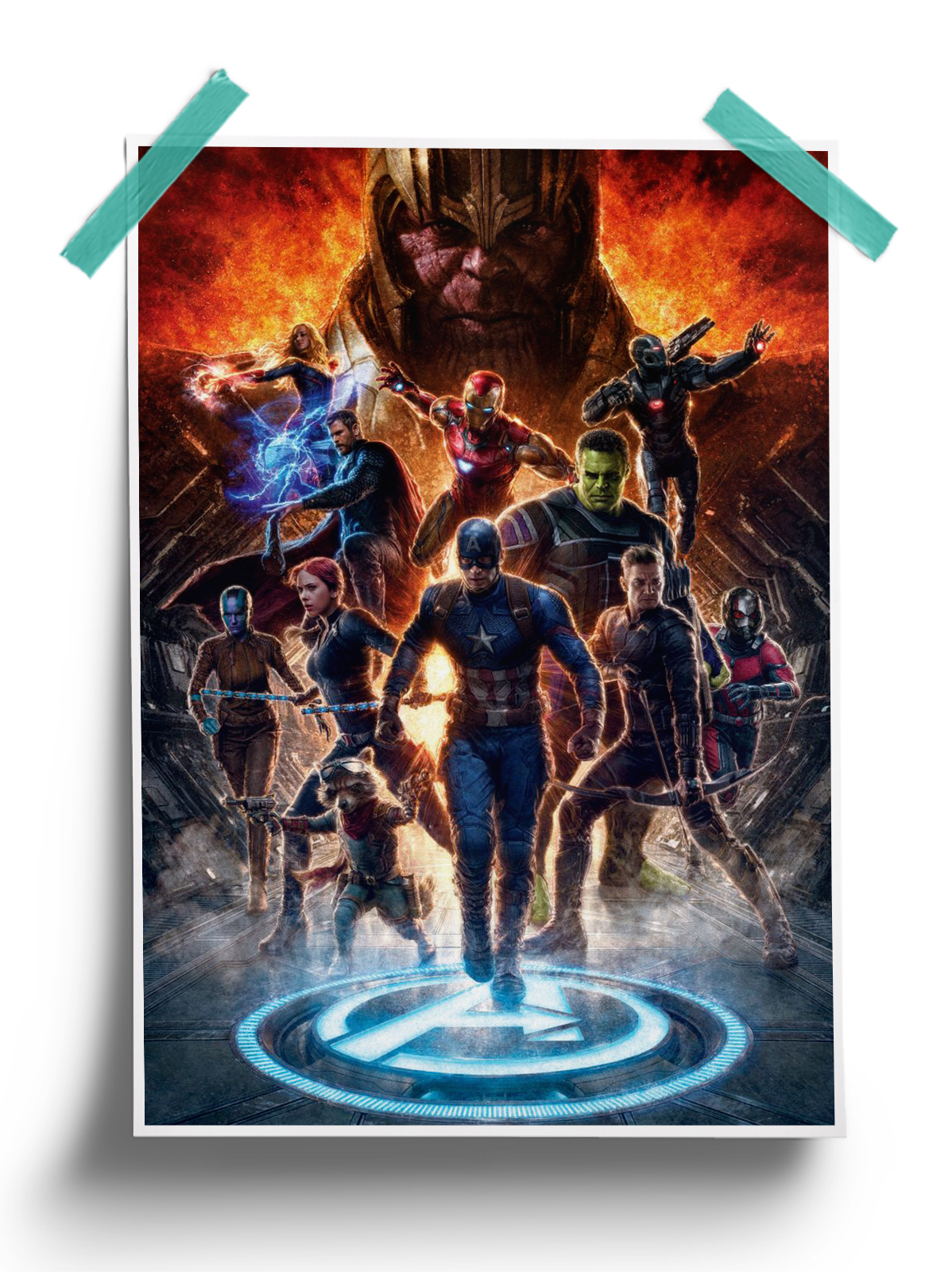 Menaced Assembly - Avengers Endgame Official Poster