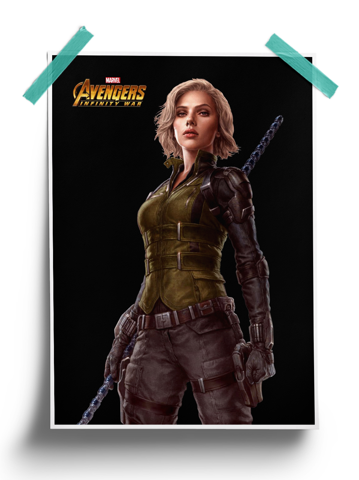Black Widow - Infinity War Heroes Poster