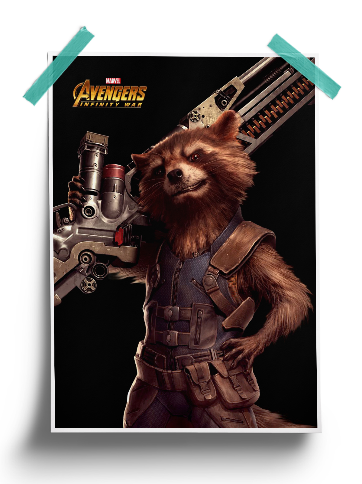 Rocket - Infinity War Heroes Poster