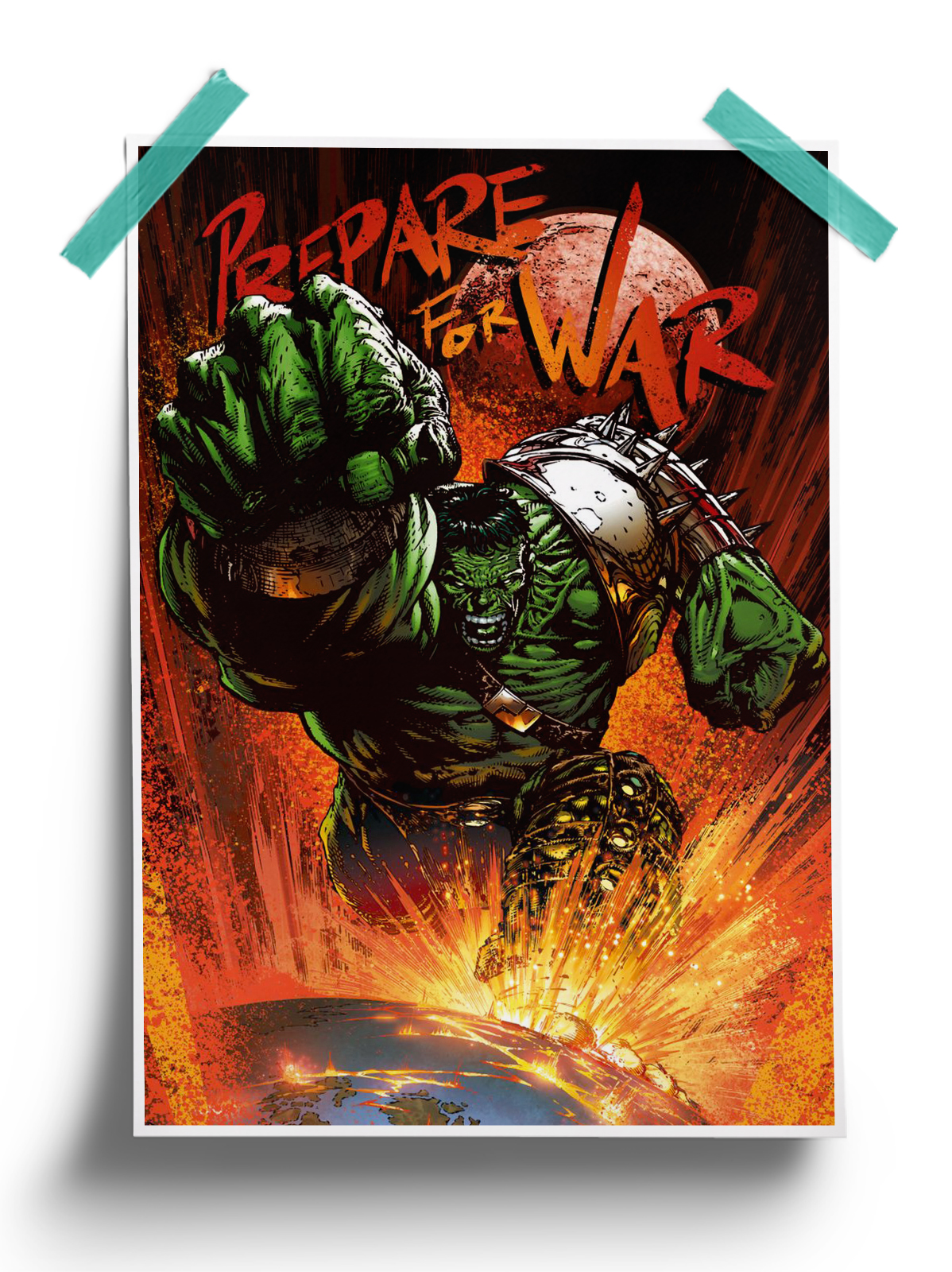 Prepare for War - Hulk Marvel 80Th Anniversary Poster