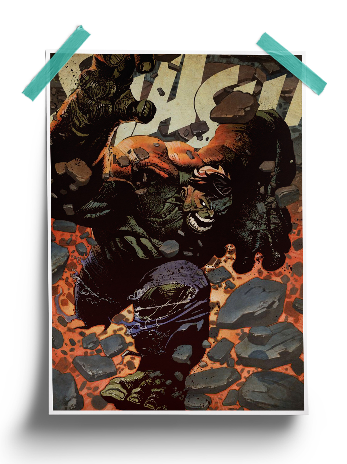 Smash! - Hulk Marvel 80Th Anniversary Poster