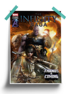 Thanos is Coming - Infinity Saga Cover Poster