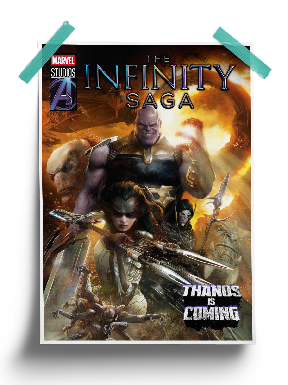 Thanos is Coming - Infinity Saga Cover Poster