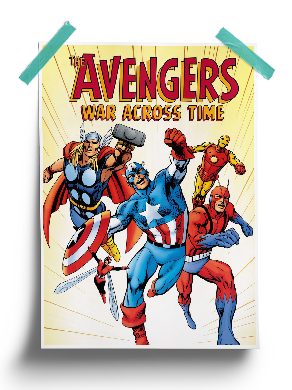 Avengers War Across Time - Marvel Comic Poster