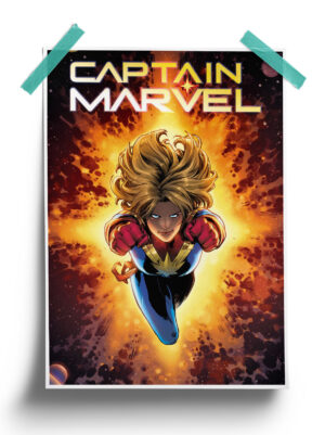 Captain Marvel Vol 10 - Marvel Comic Poster