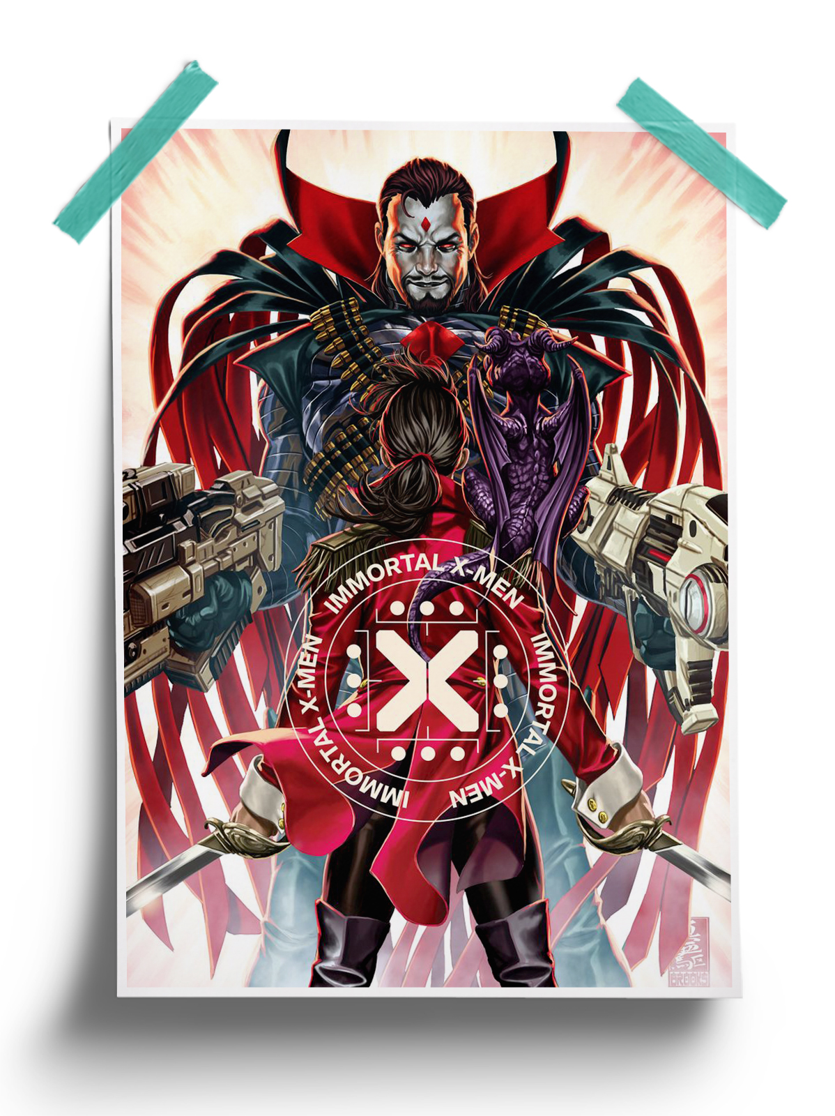 Immortal X-Men - Marvel Comic Poster