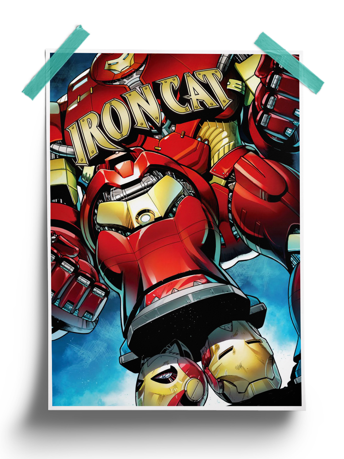 Iron Cat - Marvel Comic Poster