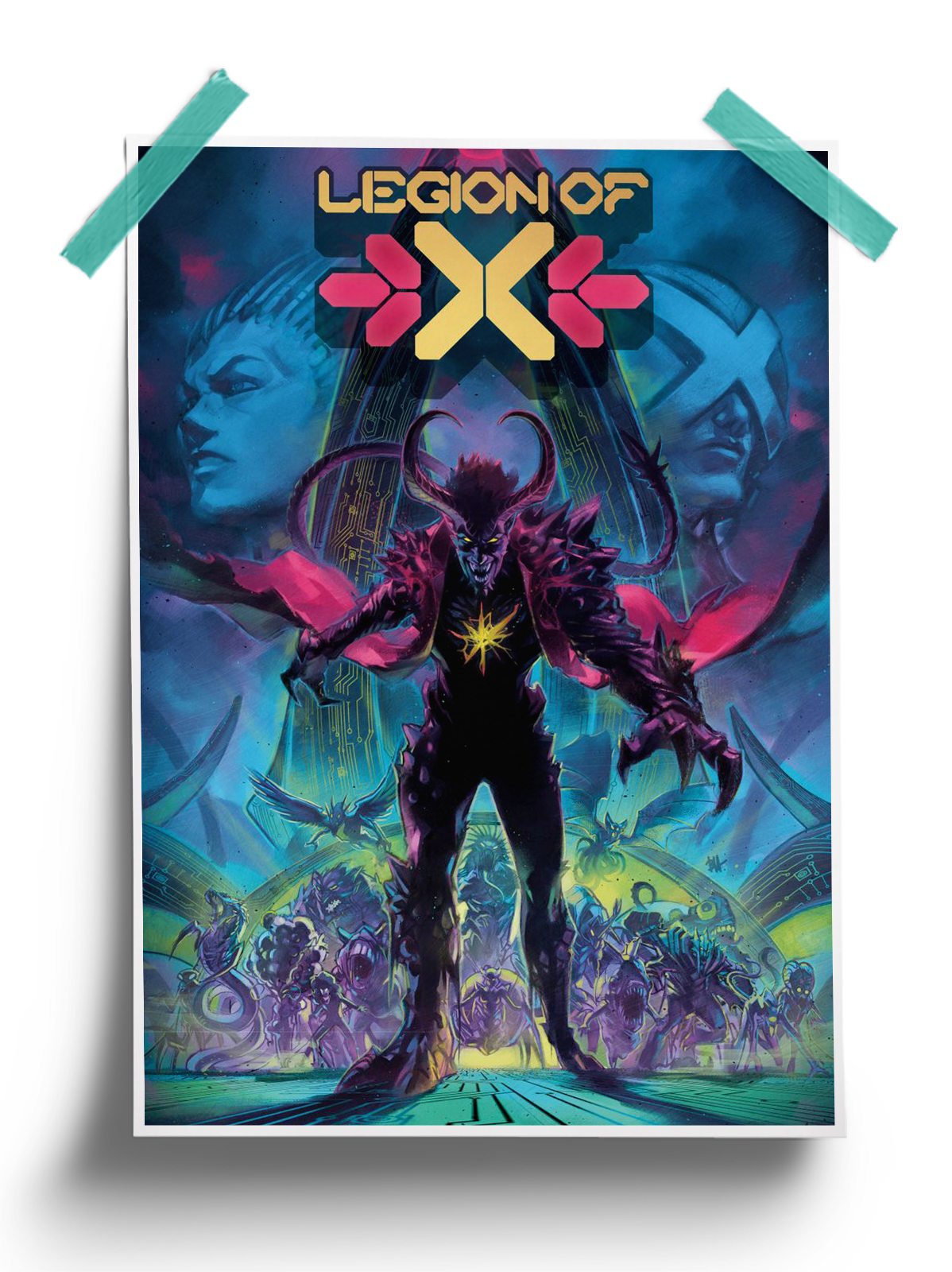 Legion of X - Marvel Comic Poster
