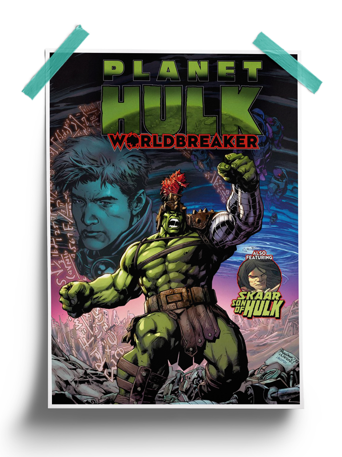 Planet Hulk Worldbreaker - Marvel Comic Poster