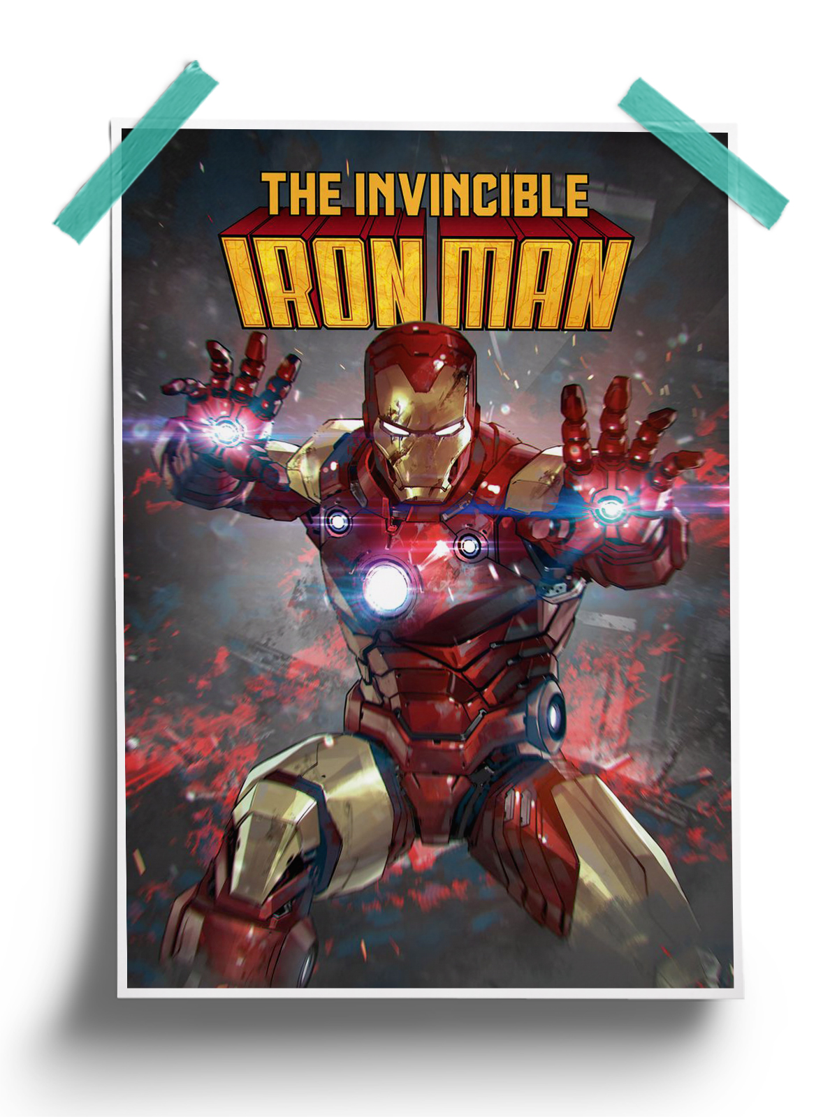 The Invincible Iron Man - Marvel Comic Poster
