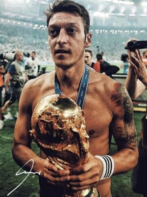 Mesut Ozil Football Poster