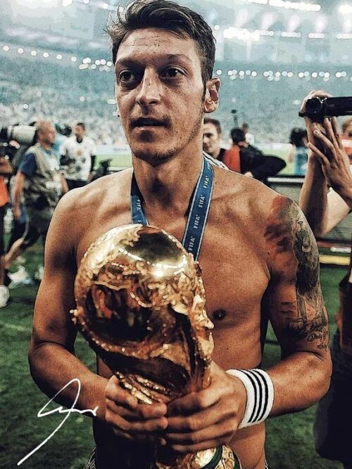 Mesut Ozil Football Poster