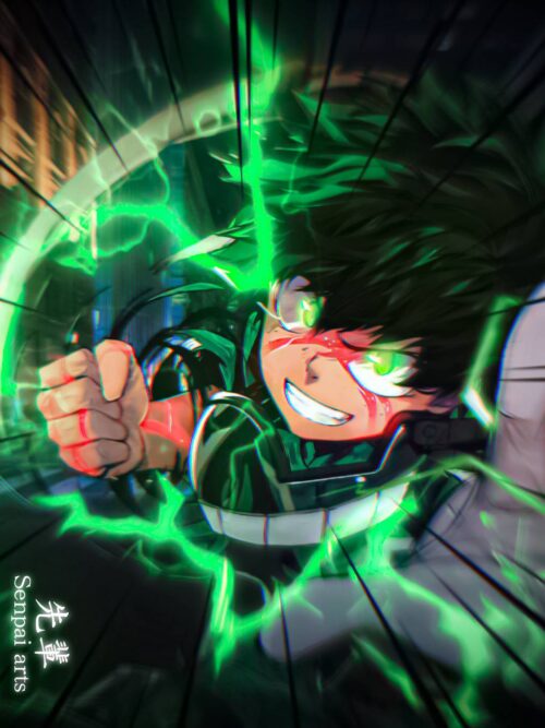 Midorya One For All Detroid Smash Poster