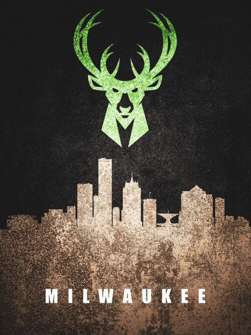 Milwaukee City Skyline Poster