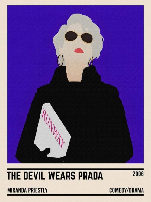 Miranda Priestly Minimal Poster