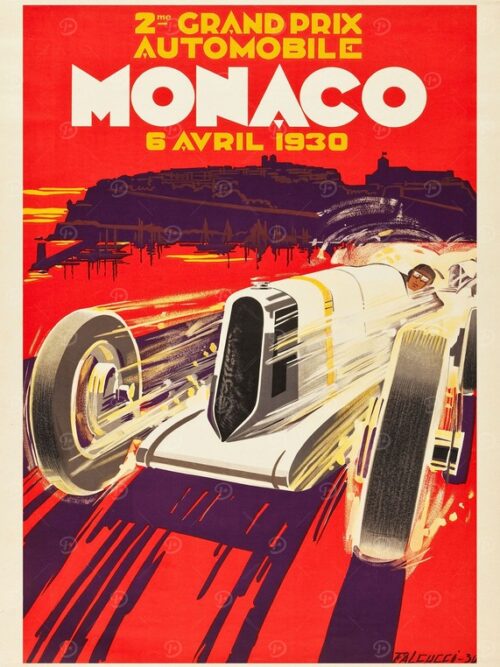 Monaco Grand Prix Poster