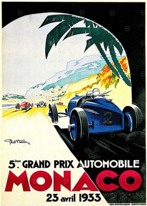 Monaco Grand Prix Poster