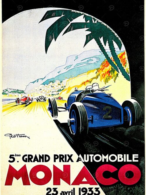 Monaco Grand Prix Poster