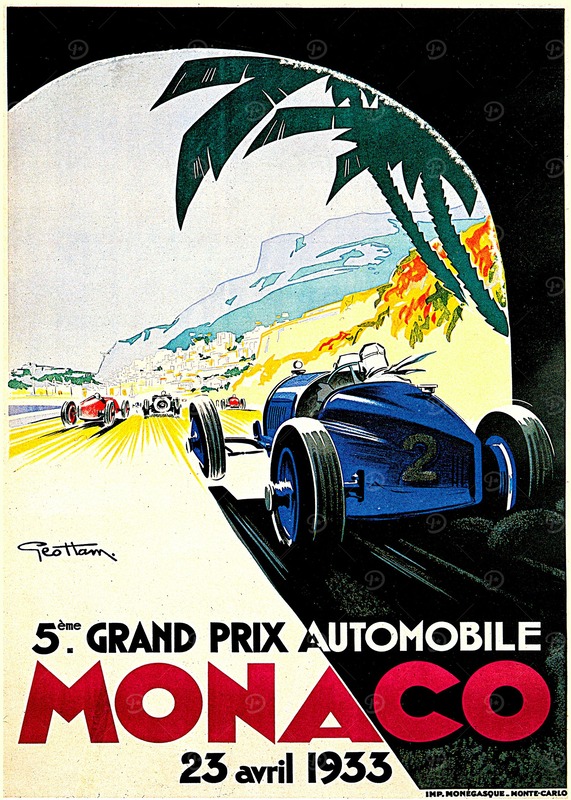 Monaco Grand Prix Poster