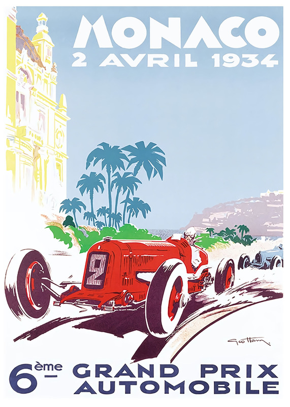 Monaco Grand Prix Poster