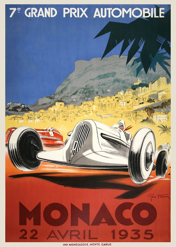 Monaco Grand Prix Poster