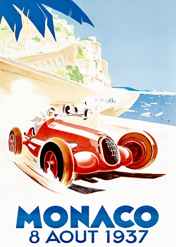 Monaco Grand Prix Poster