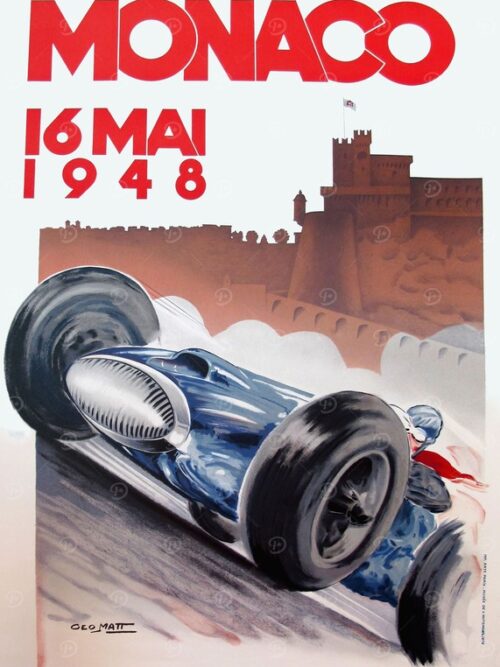 Monaco Grand Prix Poster