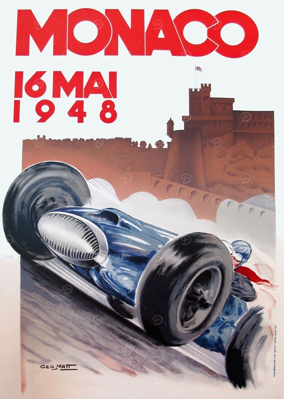 Monaco Grand Prix Poster