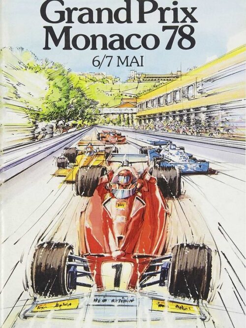 Monaco Grand Prix Poster