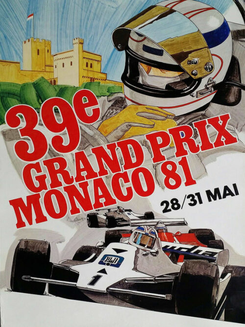 Monaco Grand Prix Poster