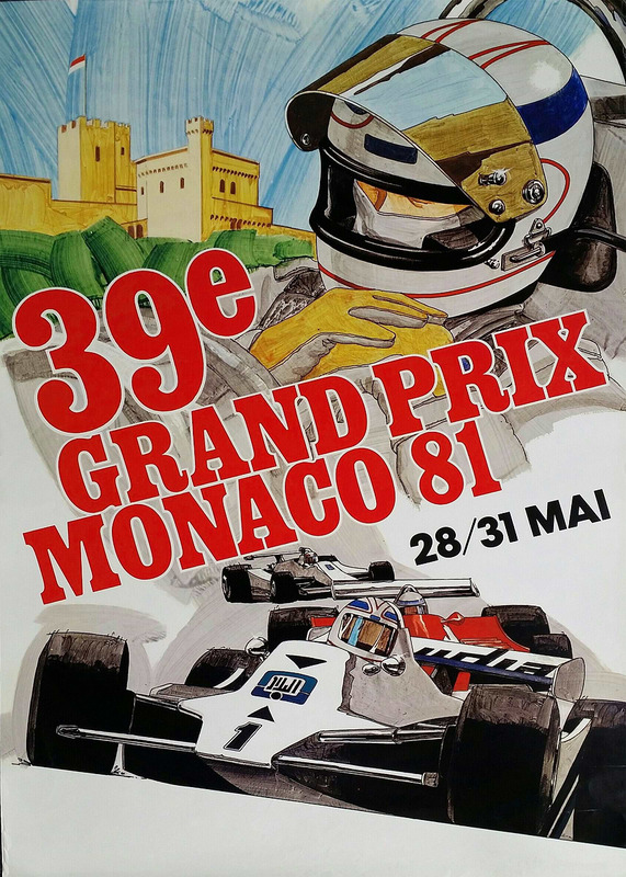 Monaco Grand Prix Poster