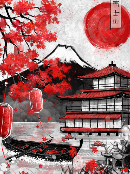Mount Fuji Poster