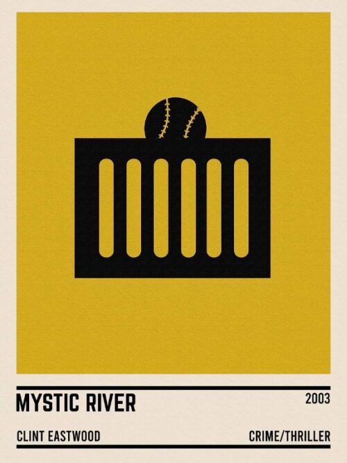 Mystic River Minimalist Poster