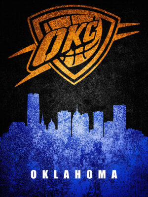 Oklahoma City Skyline Poster