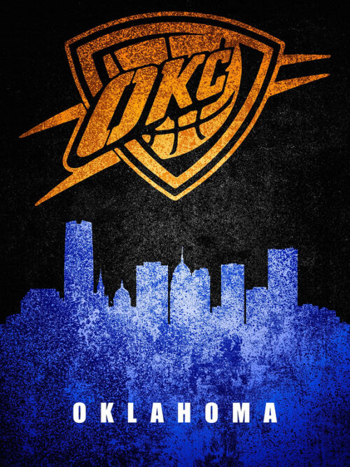 Oklahoma City Skyline Poster