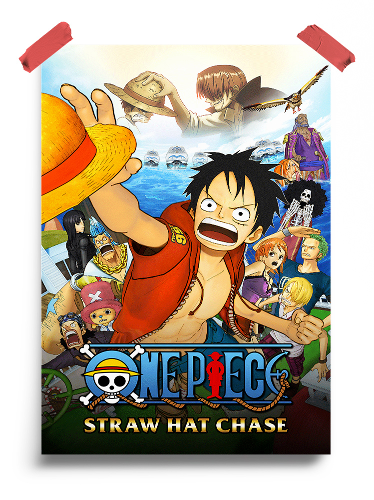 One Piece 3D- Straw Hat Chase (2011) anime Poster
