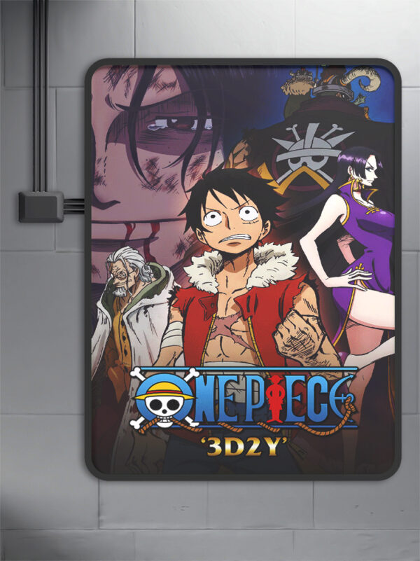 One Piece 3D2Y- Overcome Ace's Death! Luffy's Vow to his Friends (2014) anime Poster