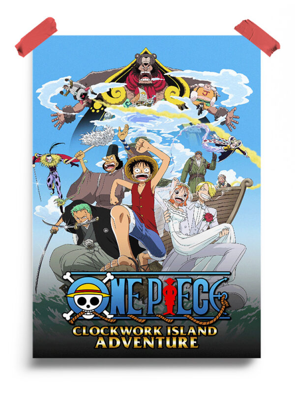 One Piece- Clockwork Island Adventure (2001) anime Poster