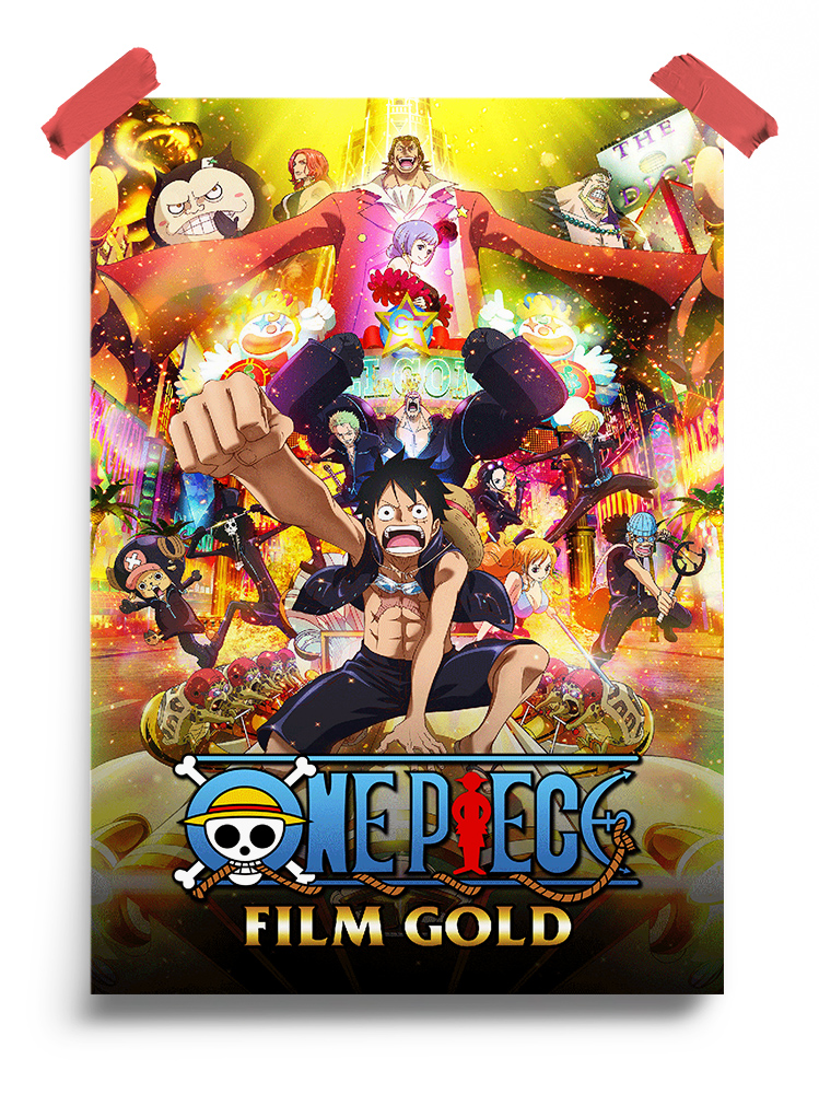One Piece Film - GOLD (2016) anime Poster