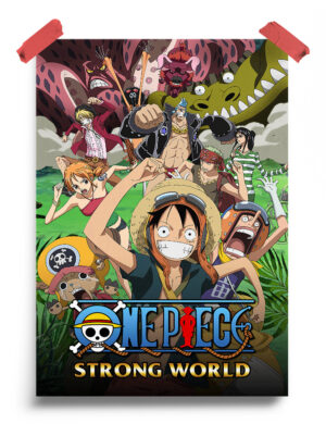 One Piece- Strong World (2009) anime Poster