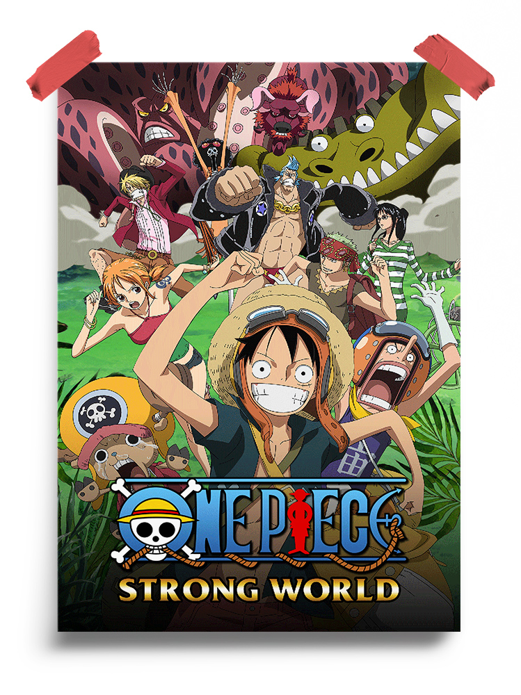 One Piece- Strong World (2009) anime Poster