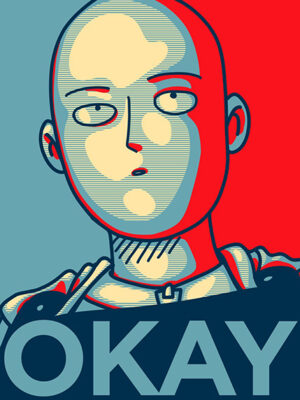 One Punch Man Saitama Pop art Poster