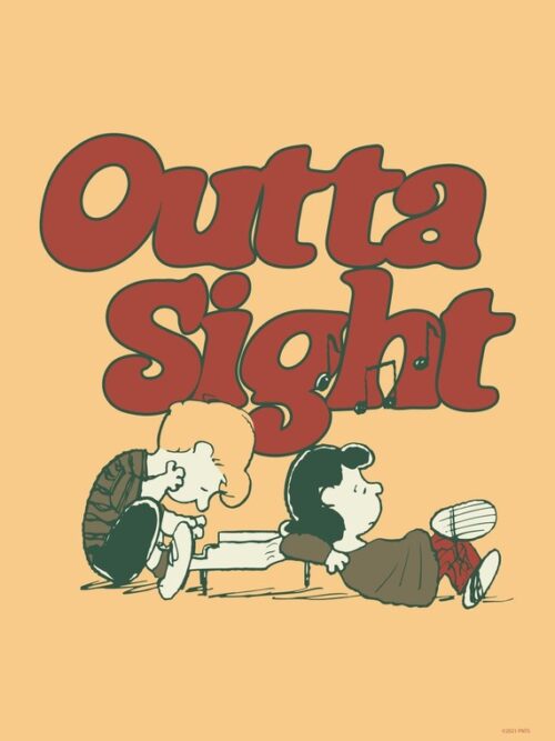 Outta Sight Peanuts Poster