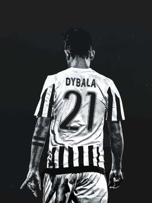 Paulo Dybala Football Poster