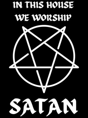 Pentagram Worship Satan Poster