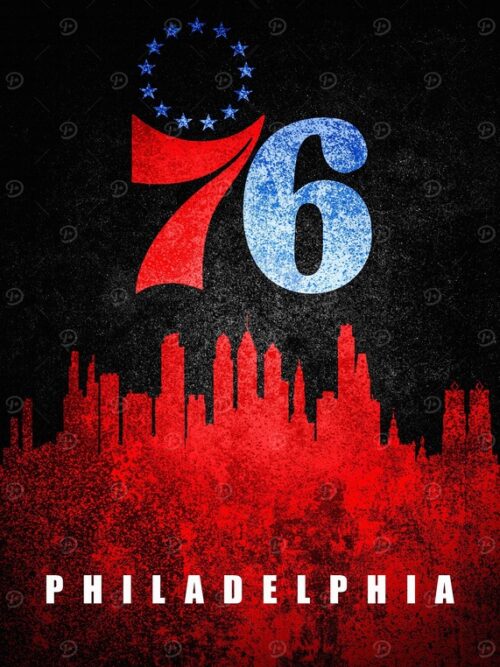 Philadelphia City Skyline Poster
